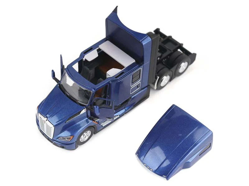 Kenworth T680 - Deep Cerulean Blue (Transport Series) Diecast 1:50 Scale Model - Diecast Masters 71108 - Image 3