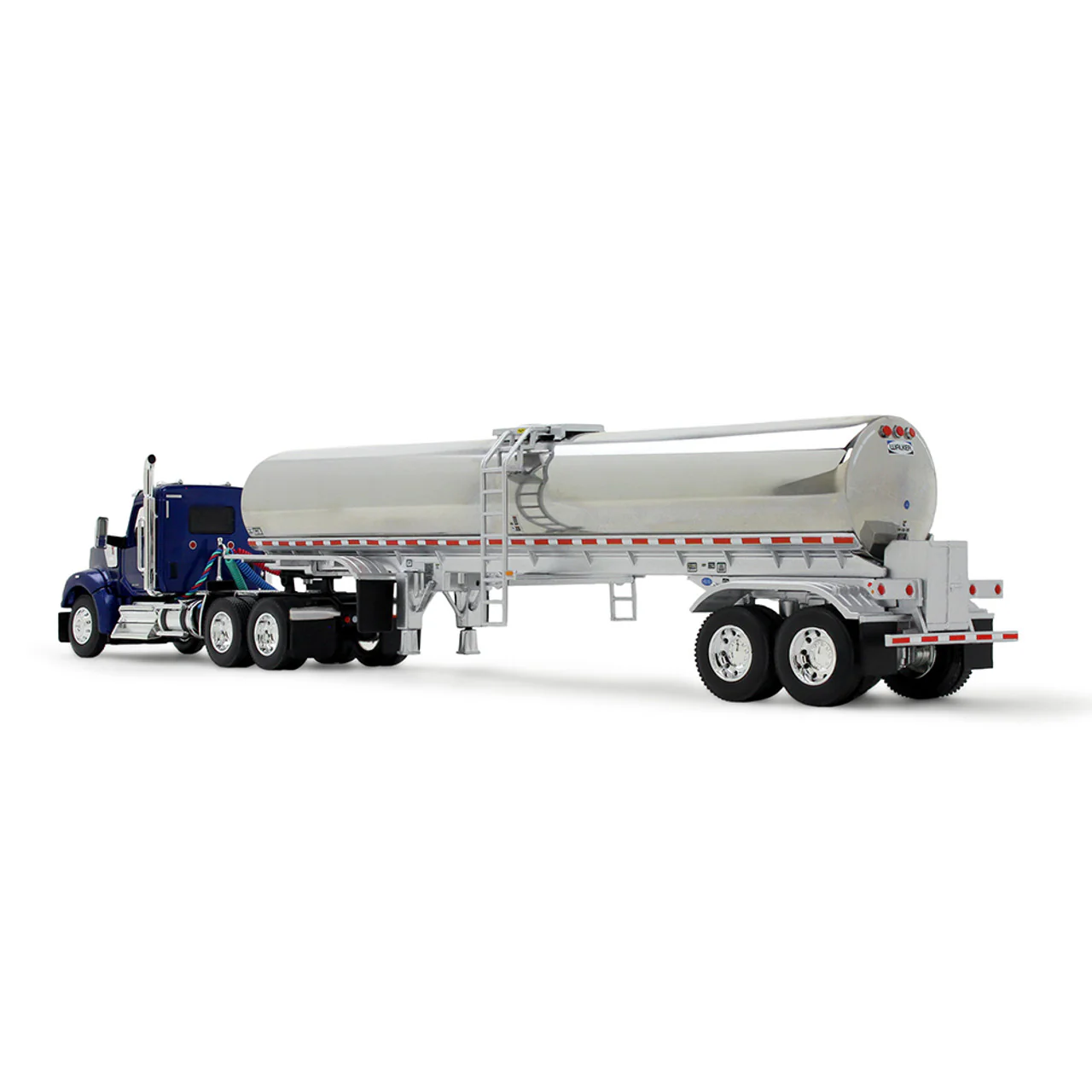 Kenworth W990 Day Cab w/ Walker Food Grade Tank Trailer - Viper Blue Diecast 1:64 Scale Model - DCP 60-2094 - Image 3