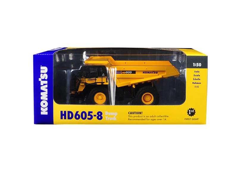 Komatsu HD605-8 Dump Truck Diecast 1:50 Scale Model - First Gear 50-3387 - Image 2