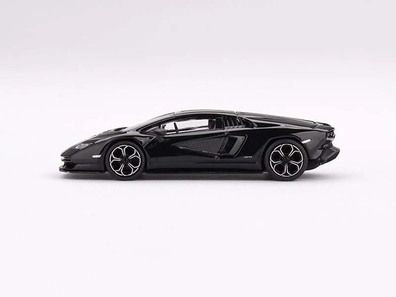 Lamborghini Countach LPI 800-4 Nero Maia LHD - MiJo Exclusive (Mini GT) Diecast 1:64 Scale Model - TSM MGT00607 - Image 3