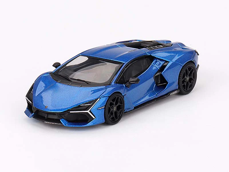 Lamborghini Revuelto – Blu Eleos (Mini GT) Diecast 1:64 Scale Model - TSM MGT00748