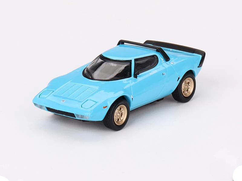 Lancia Stratos HF Stradale – Azzuro Chiaro (Mini GT) Diecast 1:64 Scale Model - TSM MGT00624
