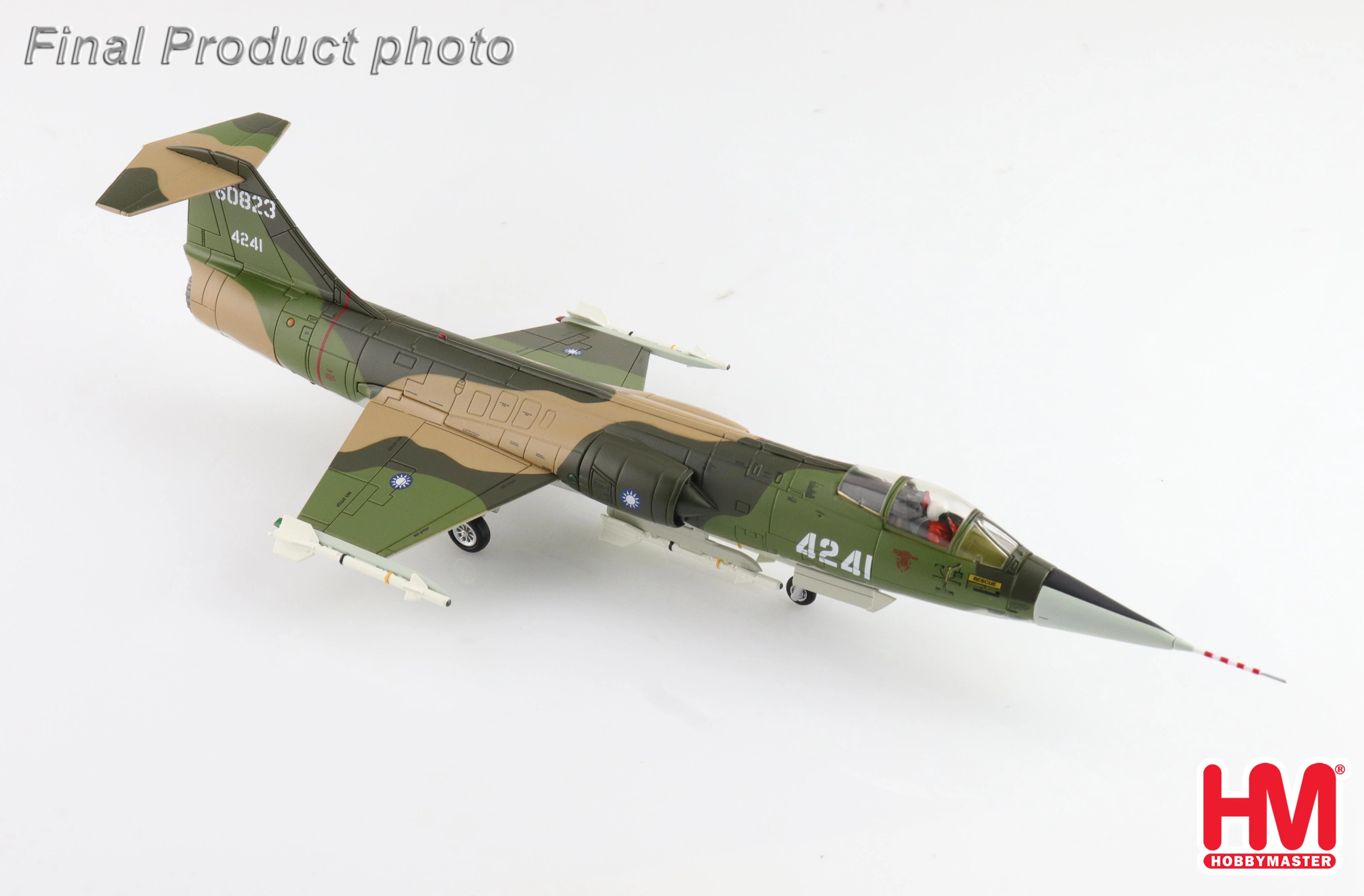 Lockheed F-104A (Alishan 6 Project) 4241, 41st TFS, ROCAF, 1970 Diecast 1:72 Scale Model - Hobby Master HA1076 - Image 6