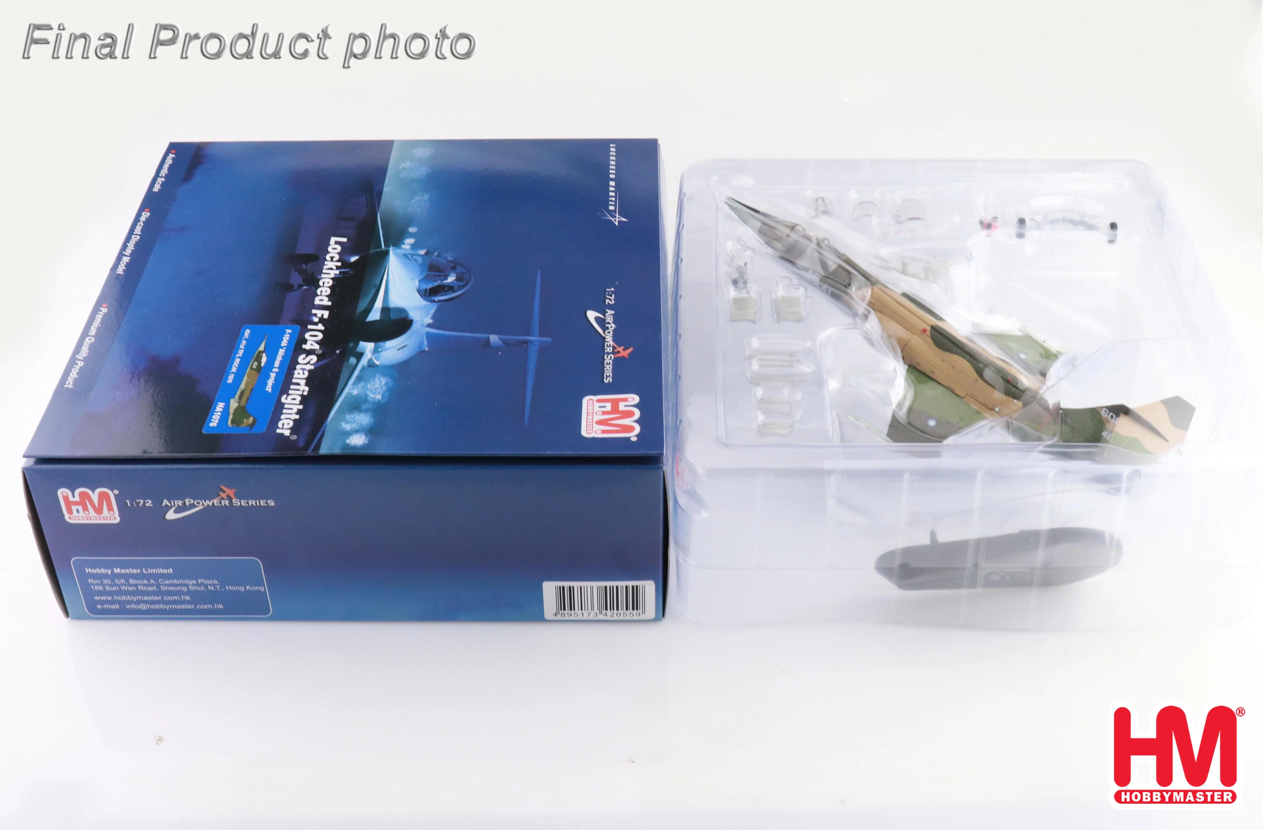 Lockheed F-104A (Alishan 6 Project) 4241, 41st TFS, ROCAF, 1970 Diecast 1:72 Scale Model - Hobby Master HA1076 - Image 8