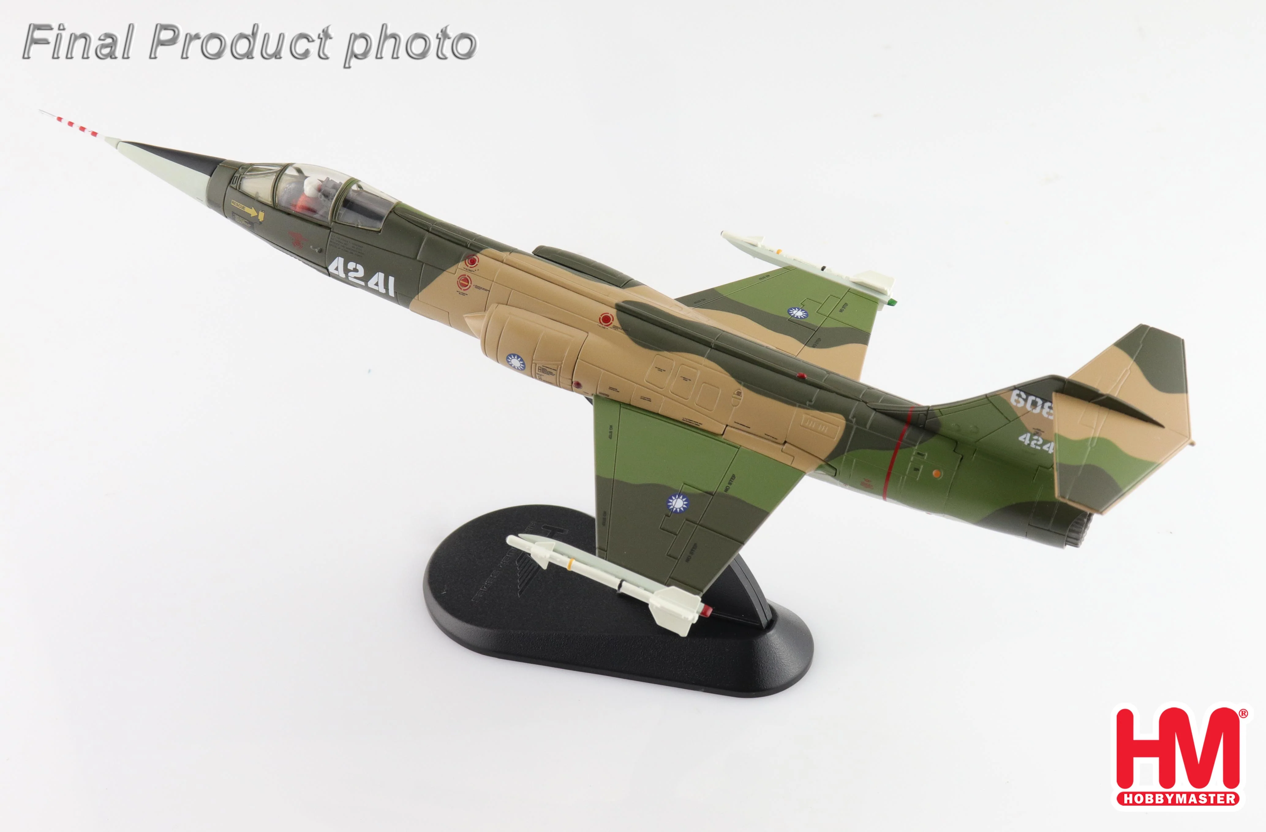 Lockheed F-104A (Alishan 6 Project) 4241, 41st TFS, ROCAF, 1970 Diecast 1:72 Scale Model - Hobby Master HA1076 - Image 9