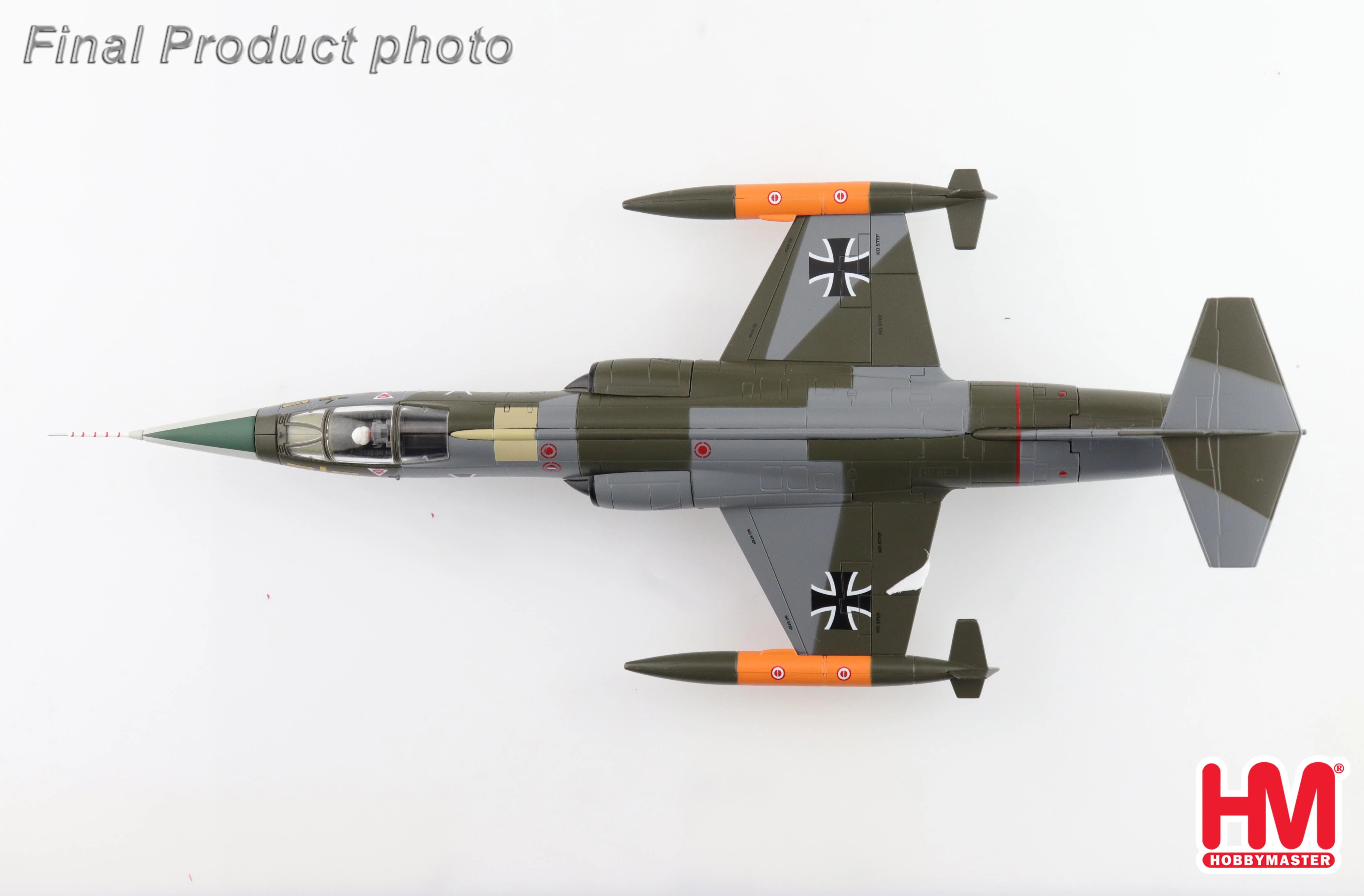 Lockheed TF-104G Starfighter 24+68, JG 74 (Molders) 1970s Diecast 1:72 Scale Model - Hobby Master HA1078 - Image 6