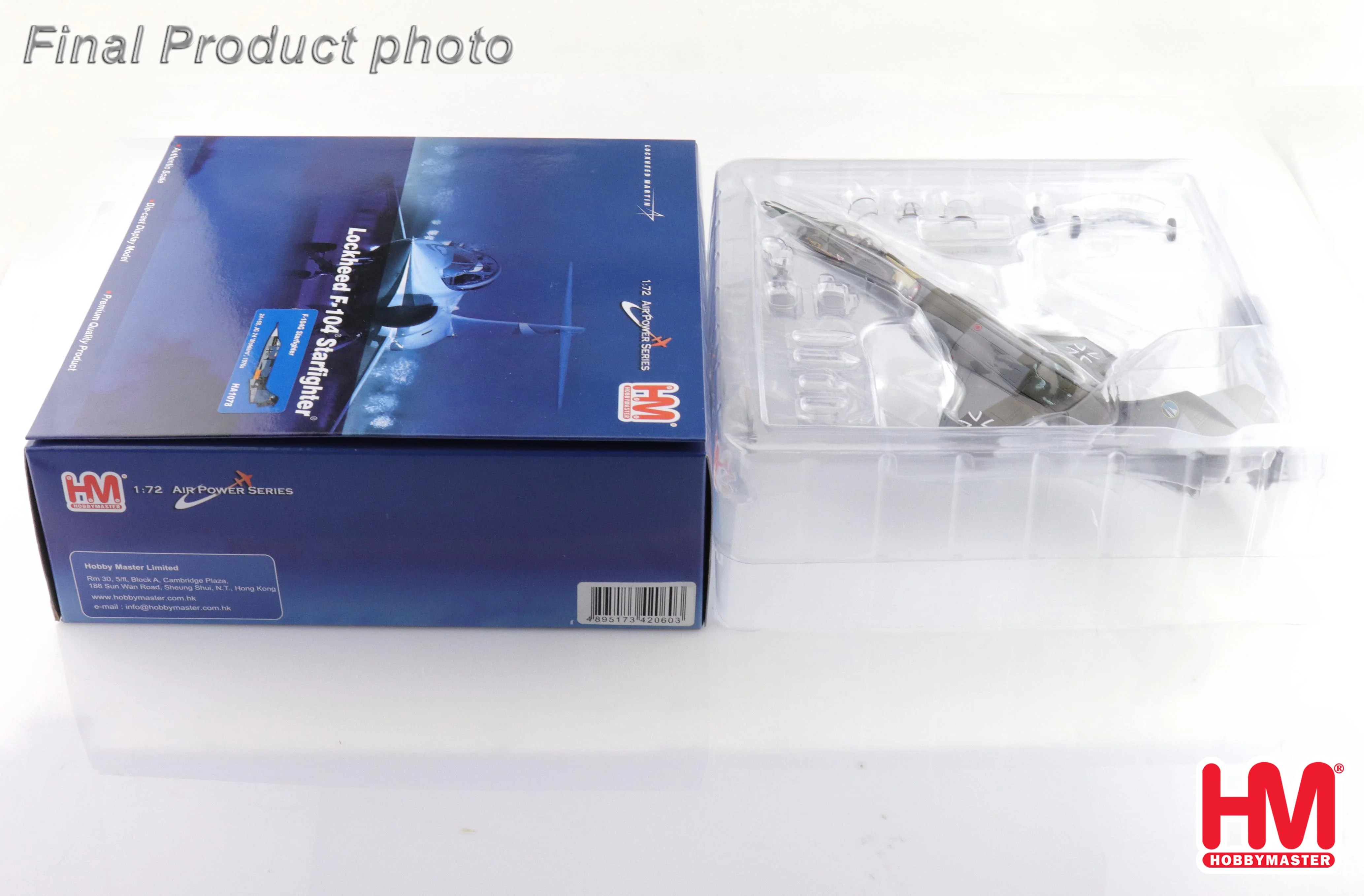 Lockheed TF-104G Starfighter 24+68, JG 74 (Molders) 1970s Diecast 1:72 Scale Model - Hobby Master HA1078 - Image 8