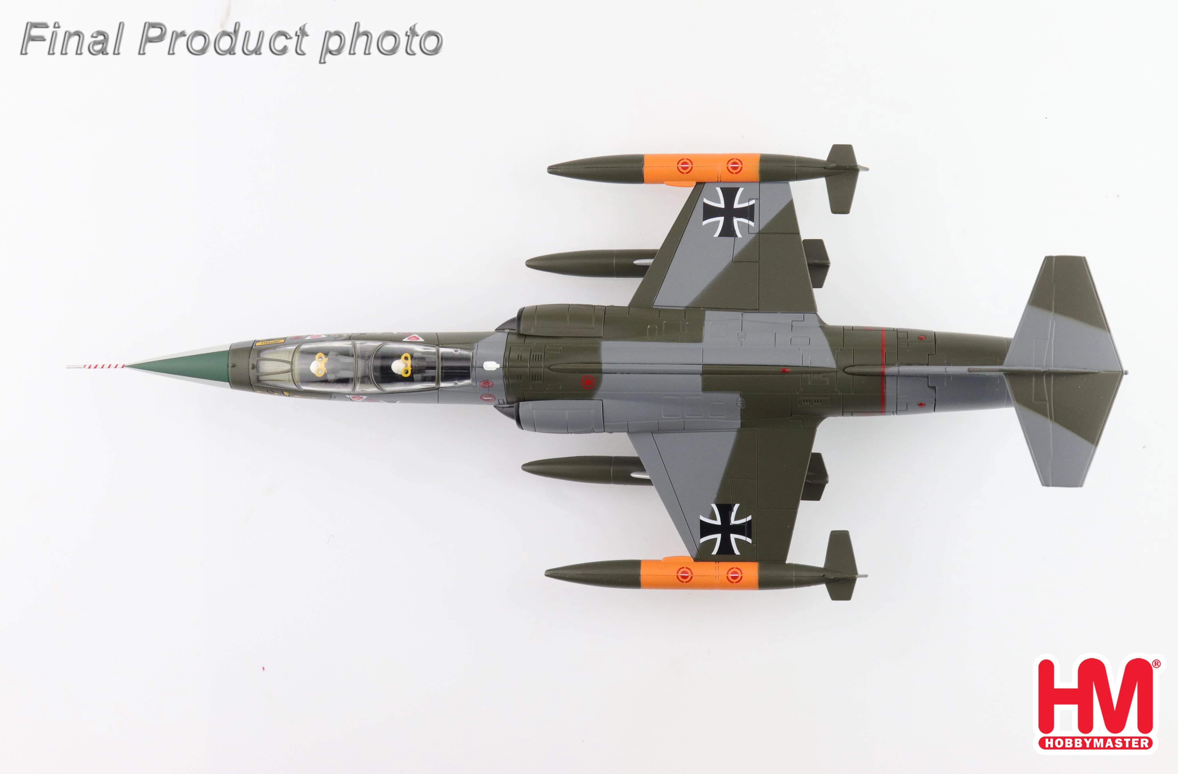 Lockheed TF-104G Starfighter 27+87, JG 74 (Molders) 1970s Diecast 1:72 Scale Model - Hobby Master HA1077 - Image 7