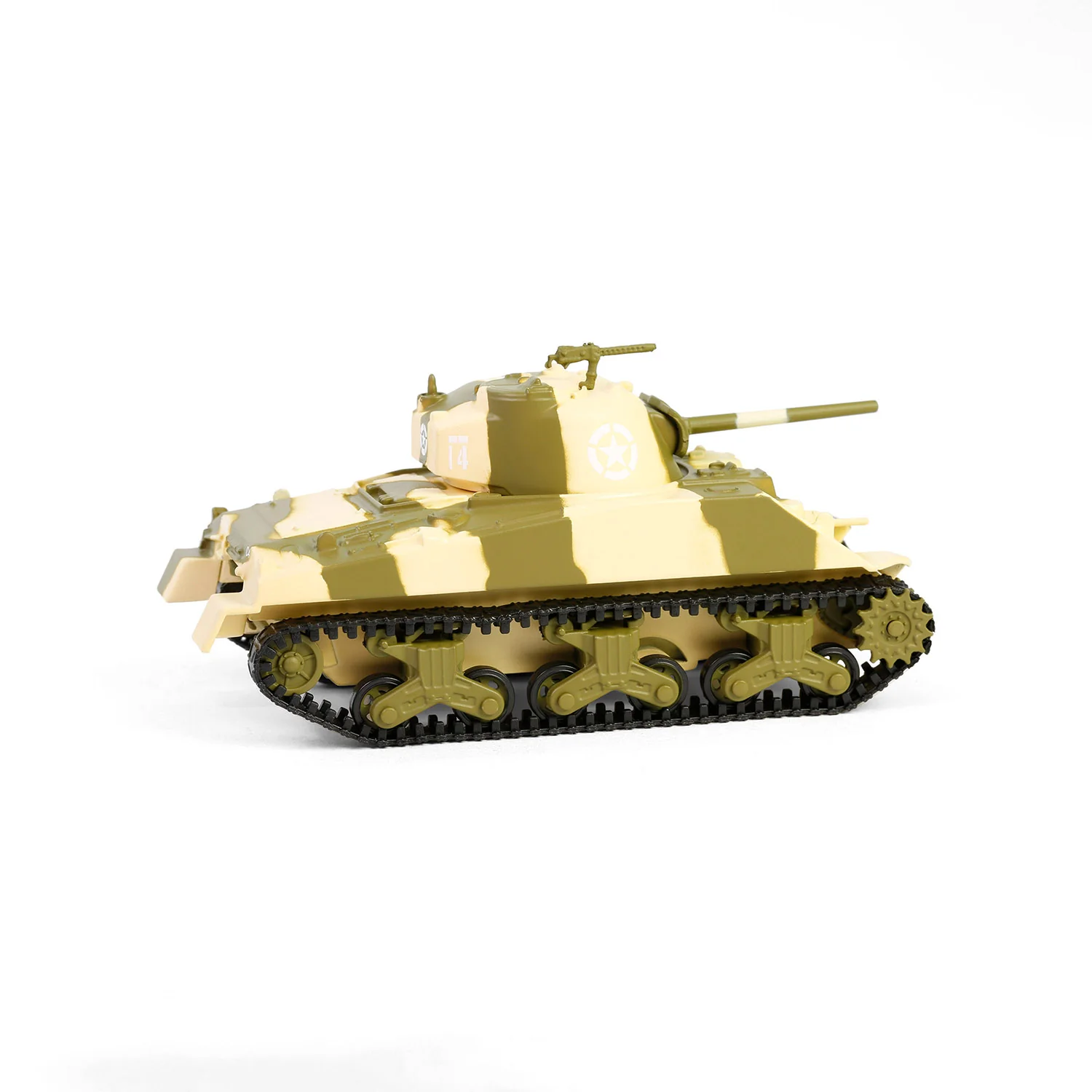M4 Sherman Tank U.S. Army - 756th Tank Battalion Italy (Battalion 64 Series 5) Diecast 1:64 Scale Model - Greenlight 61050B - Image 3
