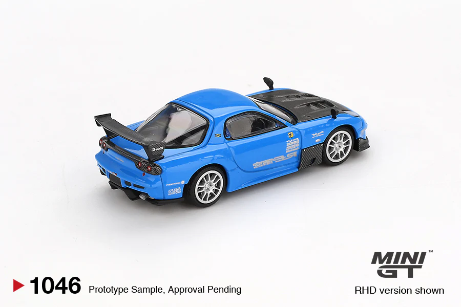 Mazda RX-7 RE-Amemiya 20B NA 3ROTOR-7 - Ama-san Go (Mini GT) Diecast 1:64 Scale Model - TSM MGT01046 - Image 2