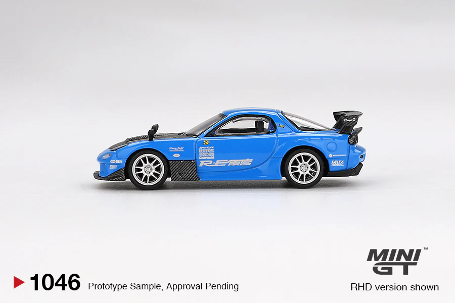 Mazda RX-7 RE-Amemiya 20B NA 3ROTOR-7 - Ama-san Go (Mini GT) Diecast 1:64 Scale Model - TSM MGT01046 - Image 3
