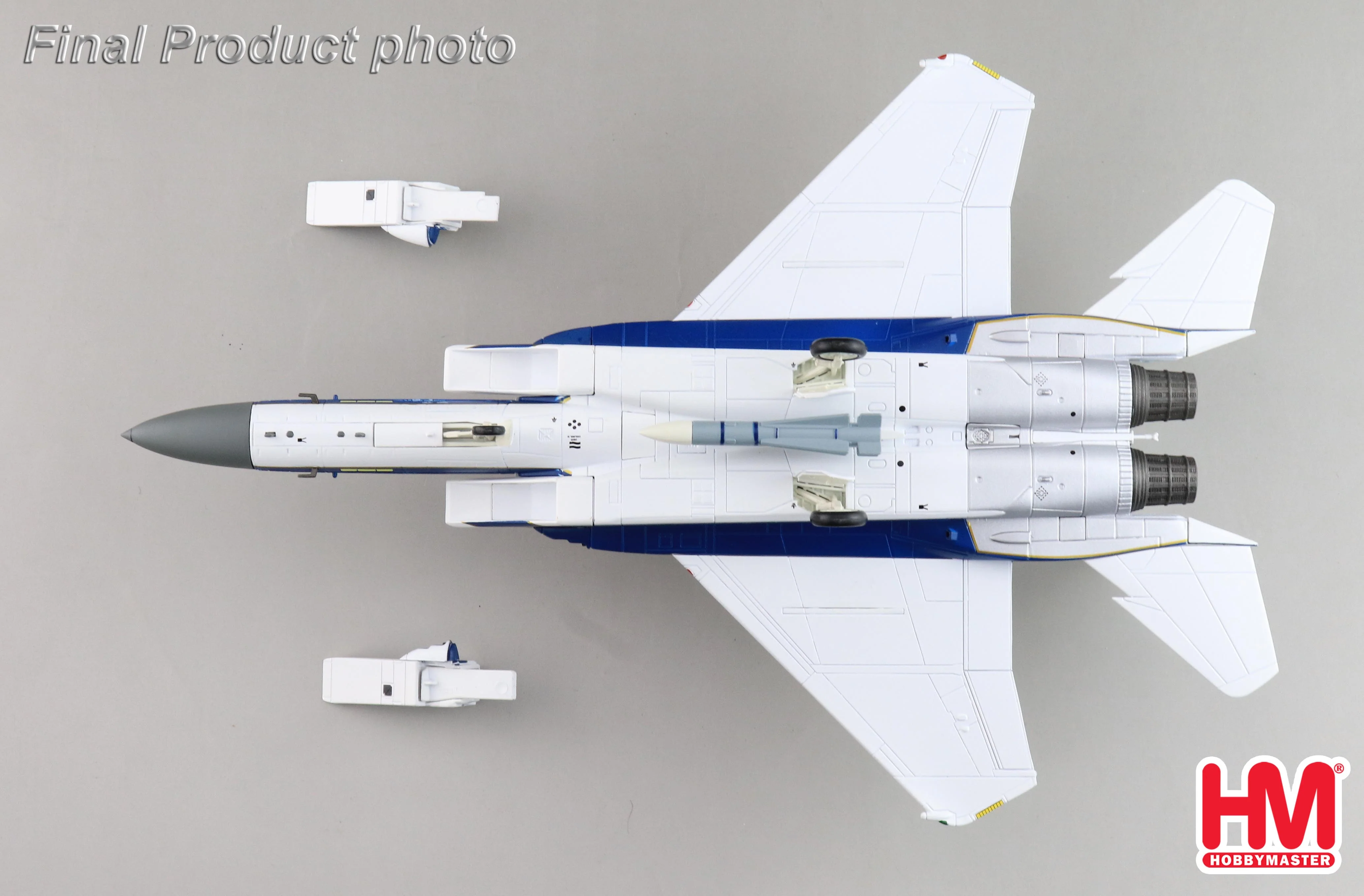 McDonnell Douglas F-15B (NASA) 836 Edwards AFB Airshow 2022 w/ optional AIM-54 missile Diecast 1:72 Scale Model - Hobby Master HA4572 - Image 7