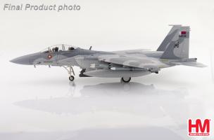McDonnell Douglas F-15QA Ababil QA538 Qatar Emiri Air Force RIAT 2024 (w/ 12 x AIM-120, 3 x fuel tank) Diecast 1:72 Scale Model - Hobby Master HA4546 - Image 2