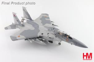 McDonnell Douglas F-15QA Ababil QA538 Qatar Emiri Air Force RIAT 2024 (w/ 12 x AIM-120, 3 x fuel tank) Diecast 1:72 Scale Model - Hobby Master HA4546 - Image 3