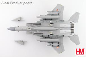 McDonnell Douglas F-15QA Ababil QA538 Qatar Emiri Air Force RIAT 2024 (w/ 12 x AIM-120, 3 x fuel tank) Diecast 1:72 Scale Model - Hobby Master HA4546 - Image 6