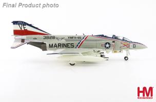 McDonnell Douglas F-4J Phantom II 153828, US Marines, MCAS Iwakuni, 1976 Diecast 1:72 Scale Model - Hobby Master HA19078 - Image 4