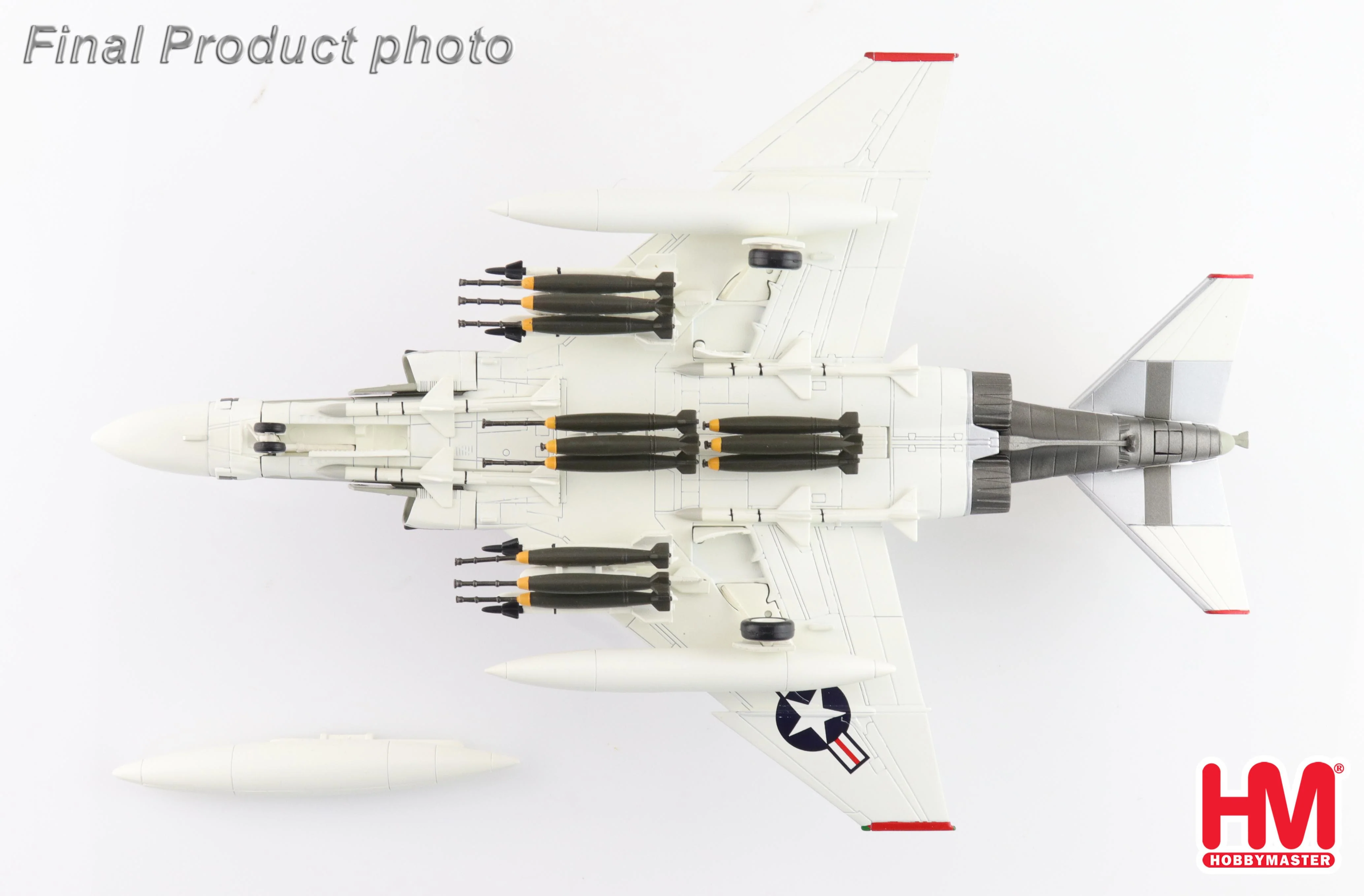 McDonnell Douglas F-4J Phantom II 153893 VMFA-31 US Marines 1976 Diecast 1:72 Scale Model - Hobby Master HA19067 - Image 8