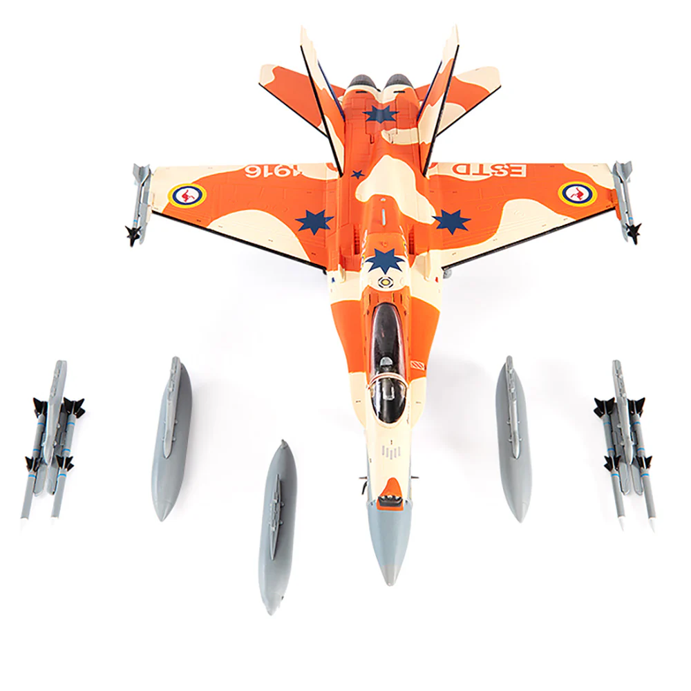 McDonnell Douglas F/A-18A Hornet Royal Australian Air Force 3 Squadron 100th Anniversary Diecast 1:72 Scale Model - JC Wings JCW-72-F18-016 - Image 6