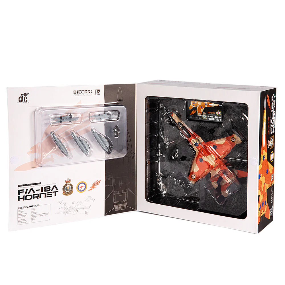 McDonnell Douglas F/A-18A Hornet Royal Australian Air Force 3 Squadron 100th Anniversary Diecast 1:72 Scale Model - JC Wings JCW-72-F18-016 - Image 9