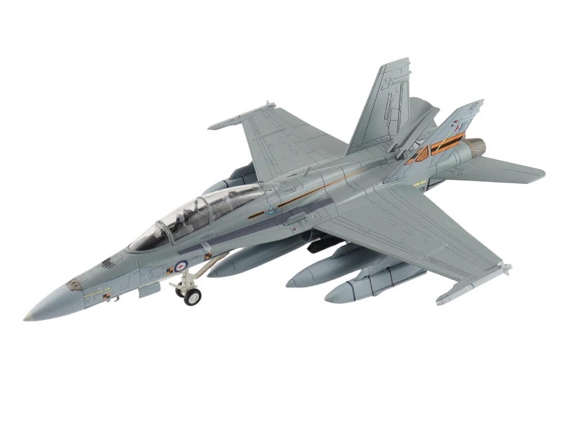 McDonnell Douglas F/A-18B Hornet - ARDU A21-101, RAAF (with 2 x AGM-158) Diecast 1:72 Scale Model - Hobby Master HA3585