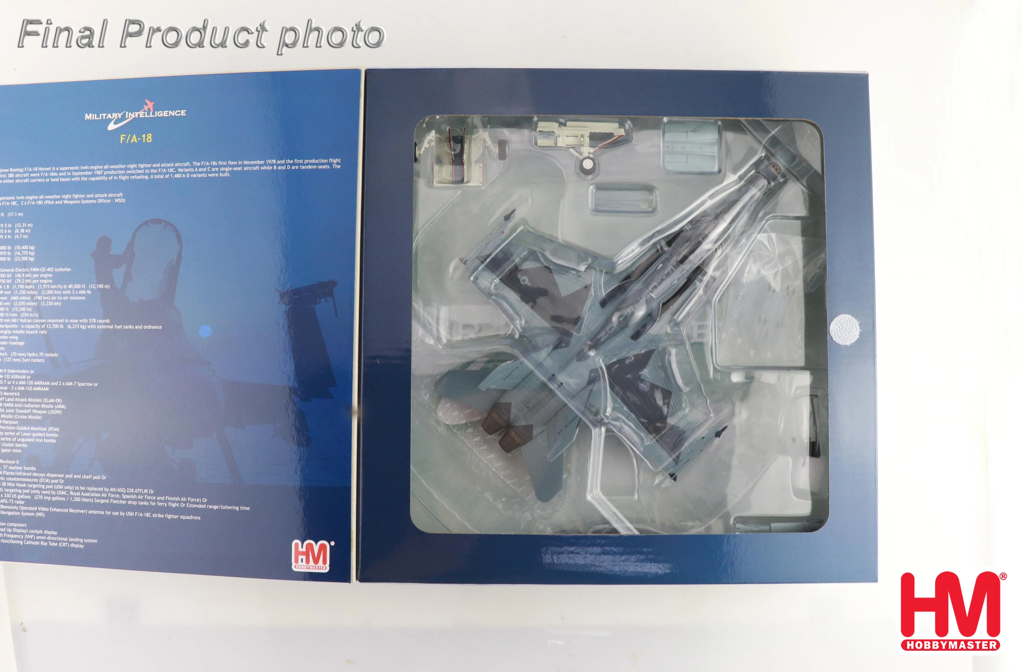 McDonnell Douglas F/A-18C Hornet 165227 VMFA-312 MCAS Iwakuni Yamaguchi 2022 Diecast 1:72 Scale Model - Hobby Master HA3587 - Image 10