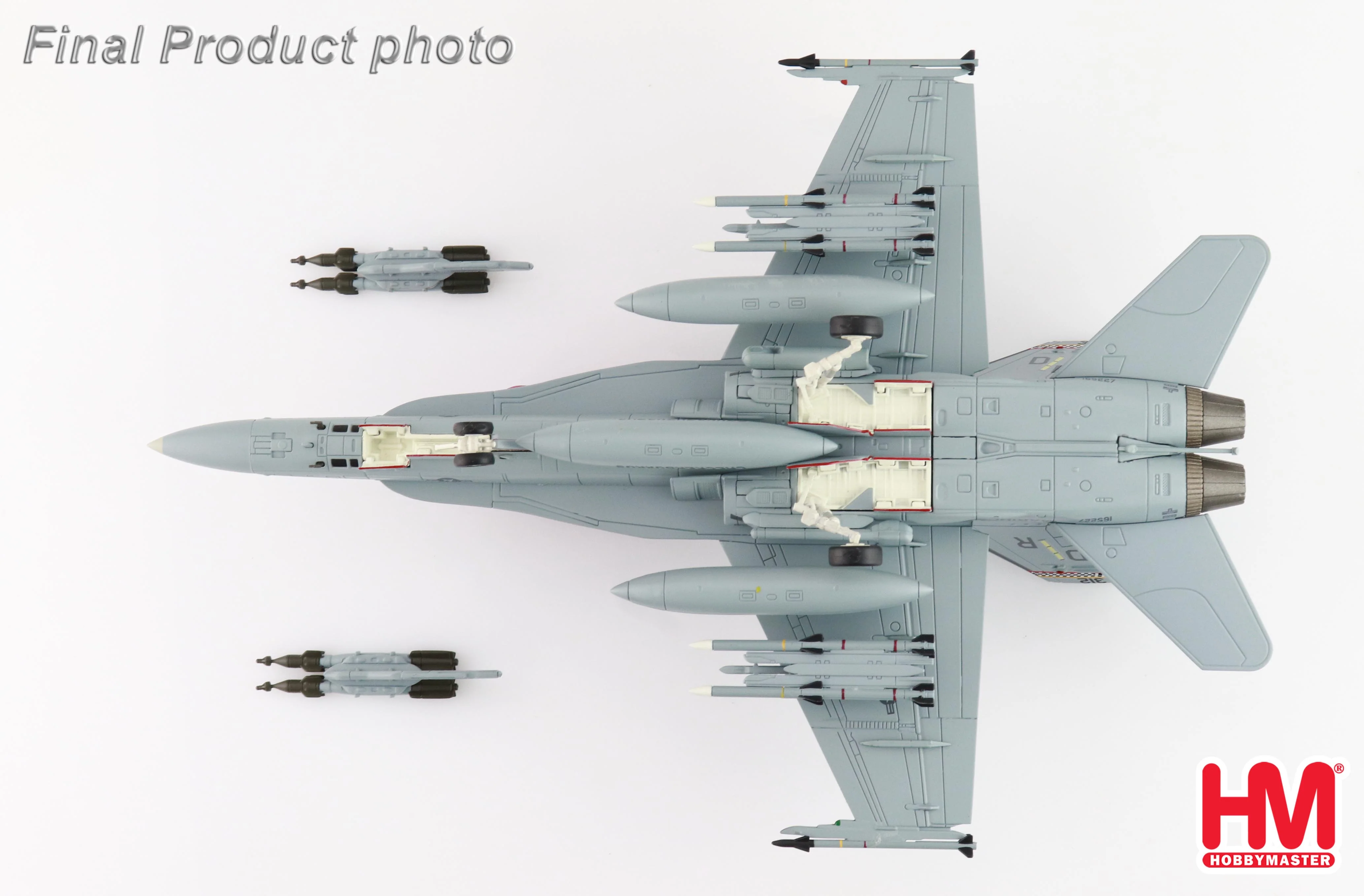 McDonnell Douglas F/A-18C Hornet 165227 VMFA-312 MCAS Iwakuni Yamaguchi 2022 Diecast 1:72 Scale Model - Hobby Master HA3587 - Image 6