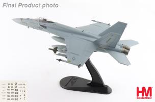 McDonnell Douglas F/A-18E - Dagger Team (w/decals for 01, 105, 410 airplanes) Diecast 1:72 Scale Model - Hobby Masters HA5140B - Image 3