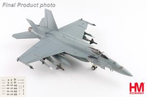 McDonnell Douglas F/A-18E - Dagger Team (w/decals for 01, 105, 410 airplanes) Diecast 1:72 Scale Model - Hobby Masters HA5140B - Image 6