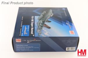 McDonnell Douglas F/A-18E - Dagger Team (w/decals for 01, 105, 410 airplanes) Diecast 1:72 Scale Model - Hobby Masters HA5140B - Image 9