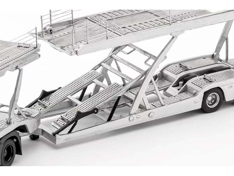 Mercedes-Benz AMG Actros Auto Transporter – White Diecast 1:64 Scale Model - GCD KS-069-400 - Image 3