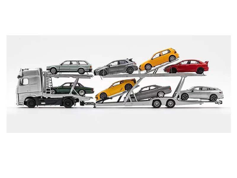 Mercedes-Benz AMG Actros Auto Transporter – White Diecast 1:64 Scale Model - GCD KS-069-400 - Image 2