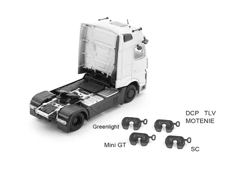 Mercedes-Benz AMG Actros Auto Transporter – White Diecast 1:64 Scale Model - GCD KS-069-400 - Image 4