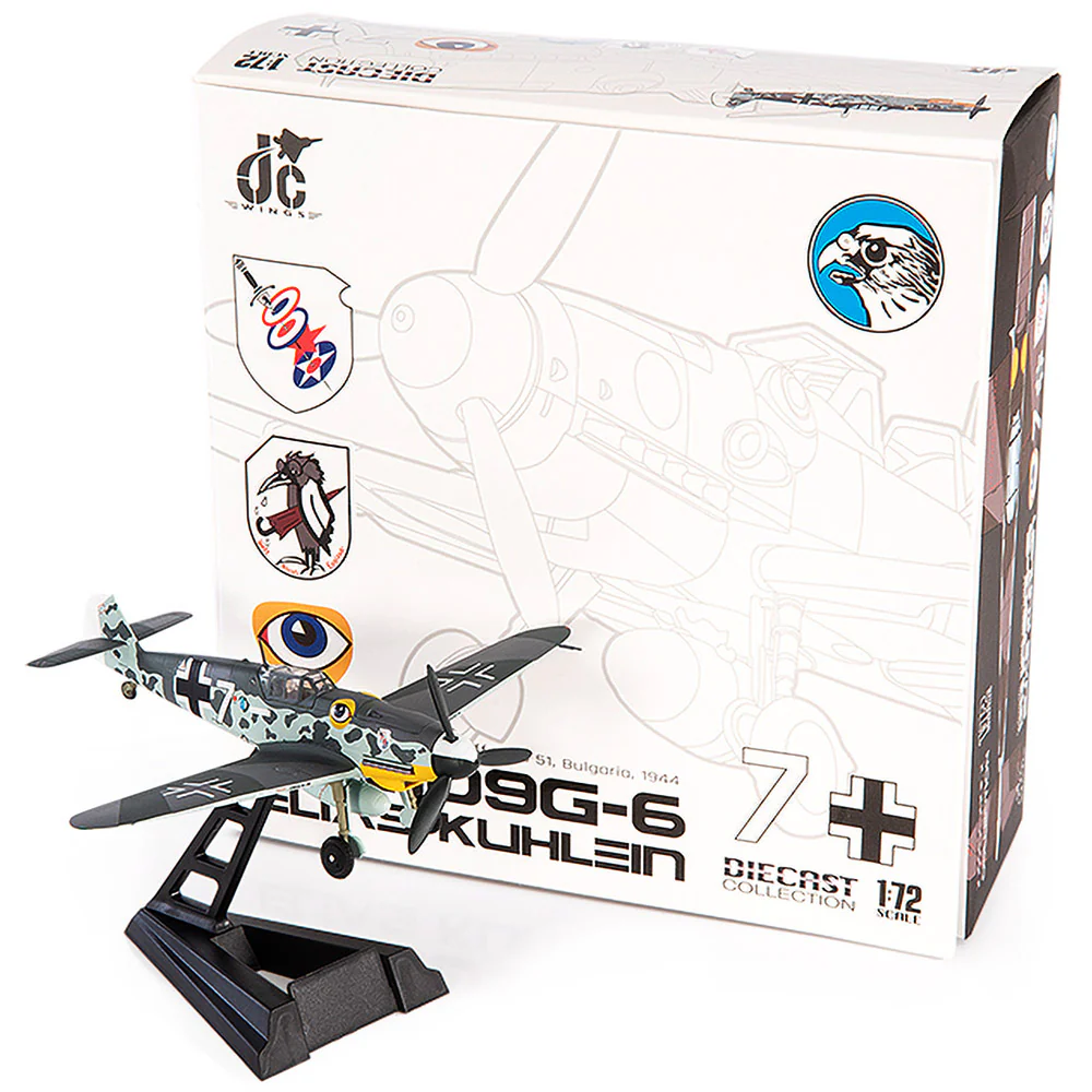 Messerschmitt BF 109G-6 Luftwaffe JG 51 Bulgaria 1944 Diecast 1:72 Scale Model - JC Wings JCW-72-BF109-002 - Image 8
