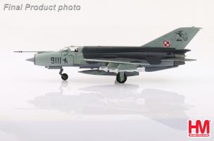 Mikoyan-Gurevich MIG-21MF Polish Air Force 9111, 3 ELT Poznan-Kresiny Poland 2002 Diecast 1:72 Scale Model - Hobby Master HA0115 - Image 3
