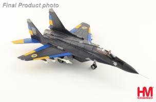 Mikoyan-Gurevich MIG-29 - Ghost of Kyiv 40th Tactical Aviation Brigade Ukrainian AF, Vasylkiv AB 2023 Diecast 1:72 Scale Model - Hobby Master HA6525 - Image 2