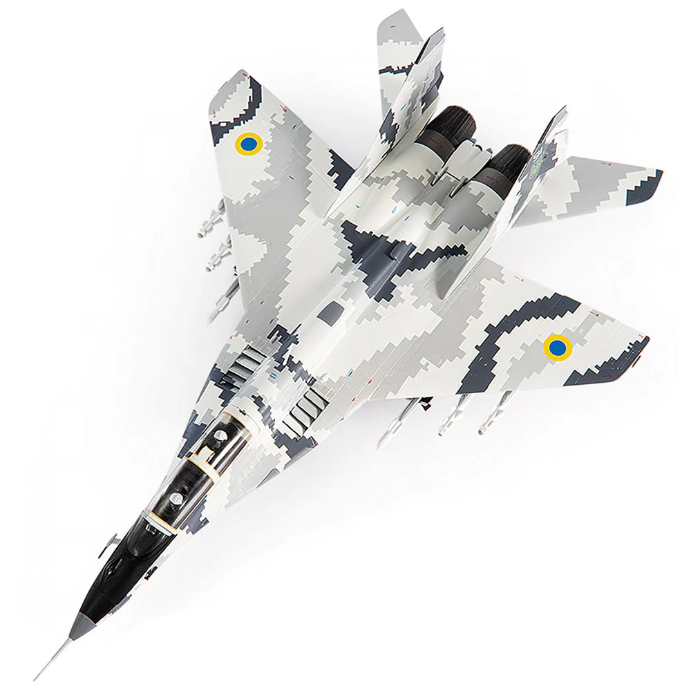 Mikoyan MiG-29UB Fulcrum B Ukraine Air Force Vasylkiv Airbase Diecast 1:72 Scale Model - JC Wings JCW-72-MG29-015 - Image 7