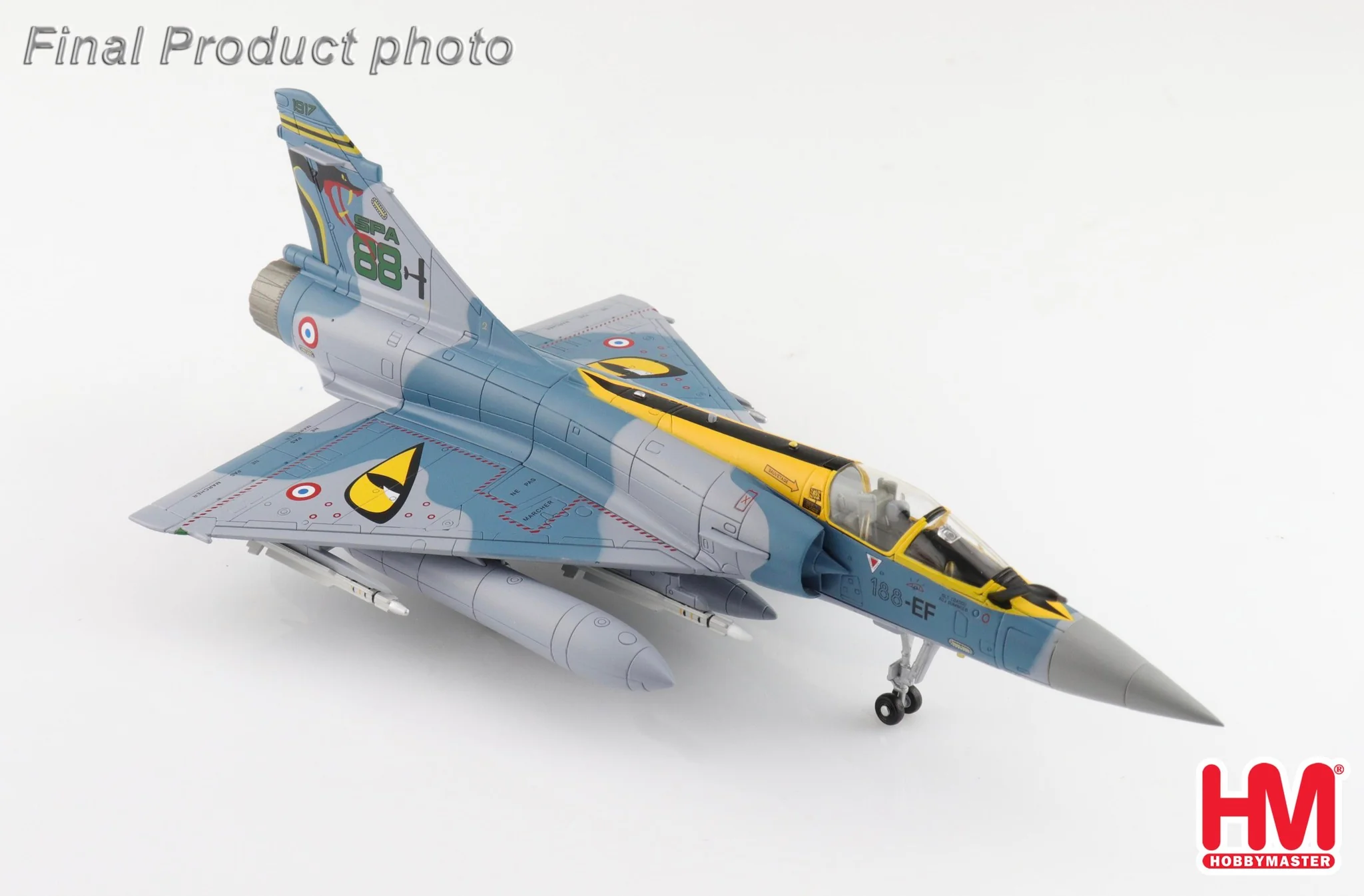 Mirage 2000-5 188-EF - 100 Years of SPA 88 Squadron EC3:11 "Corse" 2017 Diecast 1:72 Scale Model - Hobby Master HA1620 - Image 5
