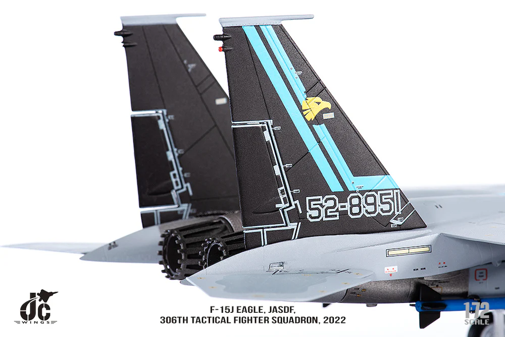 Mitsubishi F-15J Eagle JASDF - 306th Tactical Fighter Squadron Diecast 1:72 Scale Model - JC Wings JCW-72-F15-022 - Image 3