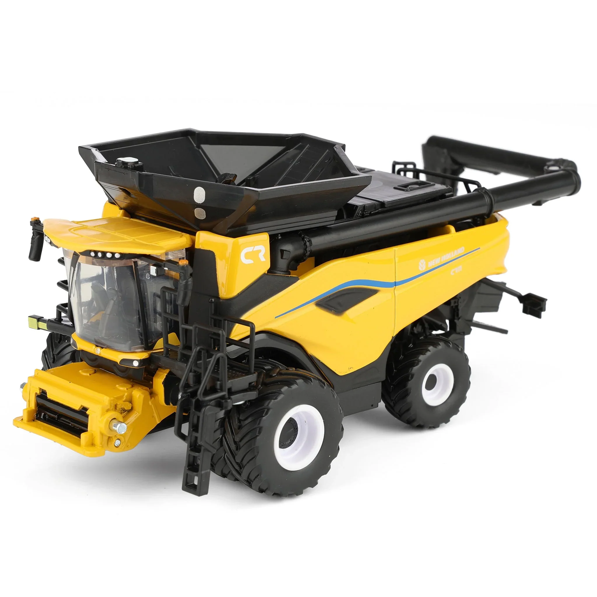 New Holland CR11 Combine w/ Corn Head & Draper Head (Prestige Collection) Diecast 1:64 Scale Model - ERTL 61017 - Image 4