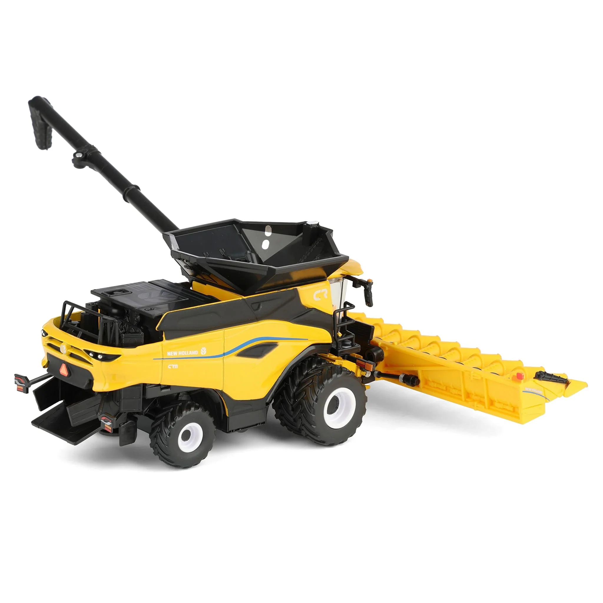 New Holland CR11 Combine w/ Corn Head & Draper Head (Prestige Collection) Diecast 1:64 Scale Model - ERTL 61017 - Image 5