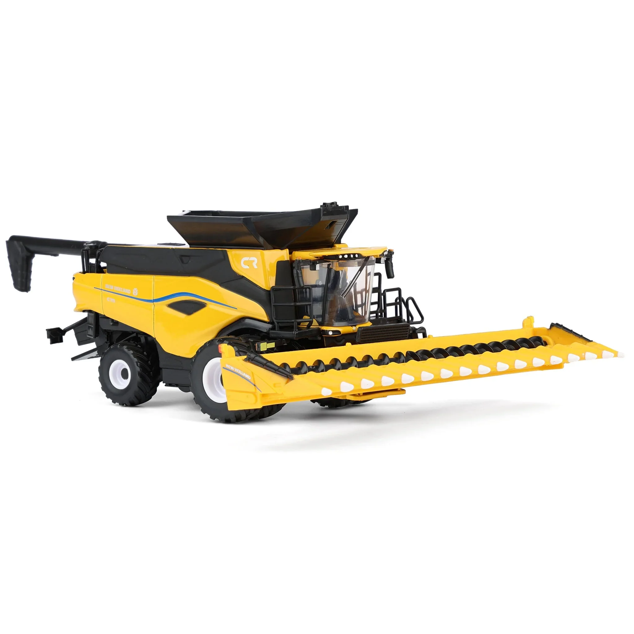 New Holland CR11 Combine w/ Corn Head & Draper Head (Prestige Collection) Diecast 1:64 Scale Model - ERTL 61017 - Image 6