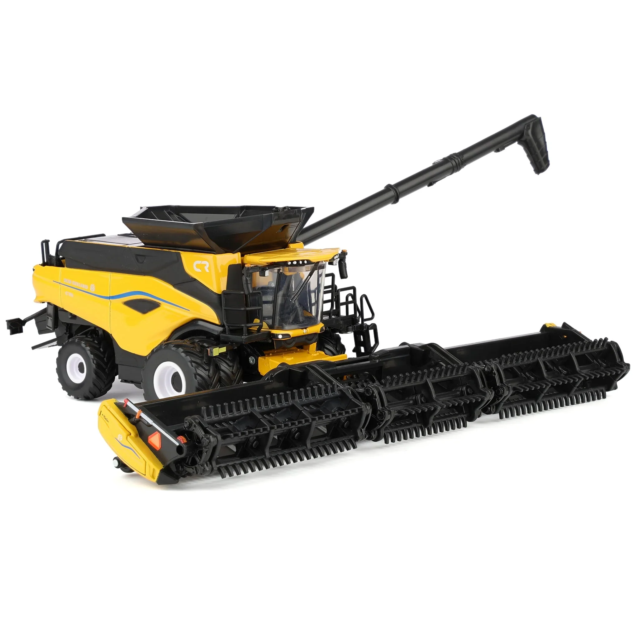New Holland CR11 Combine w/ Corn Head & Draper Head (Prestige Collection) Diecast 1:64 Scale Model - ERTL 61017 - Image 9