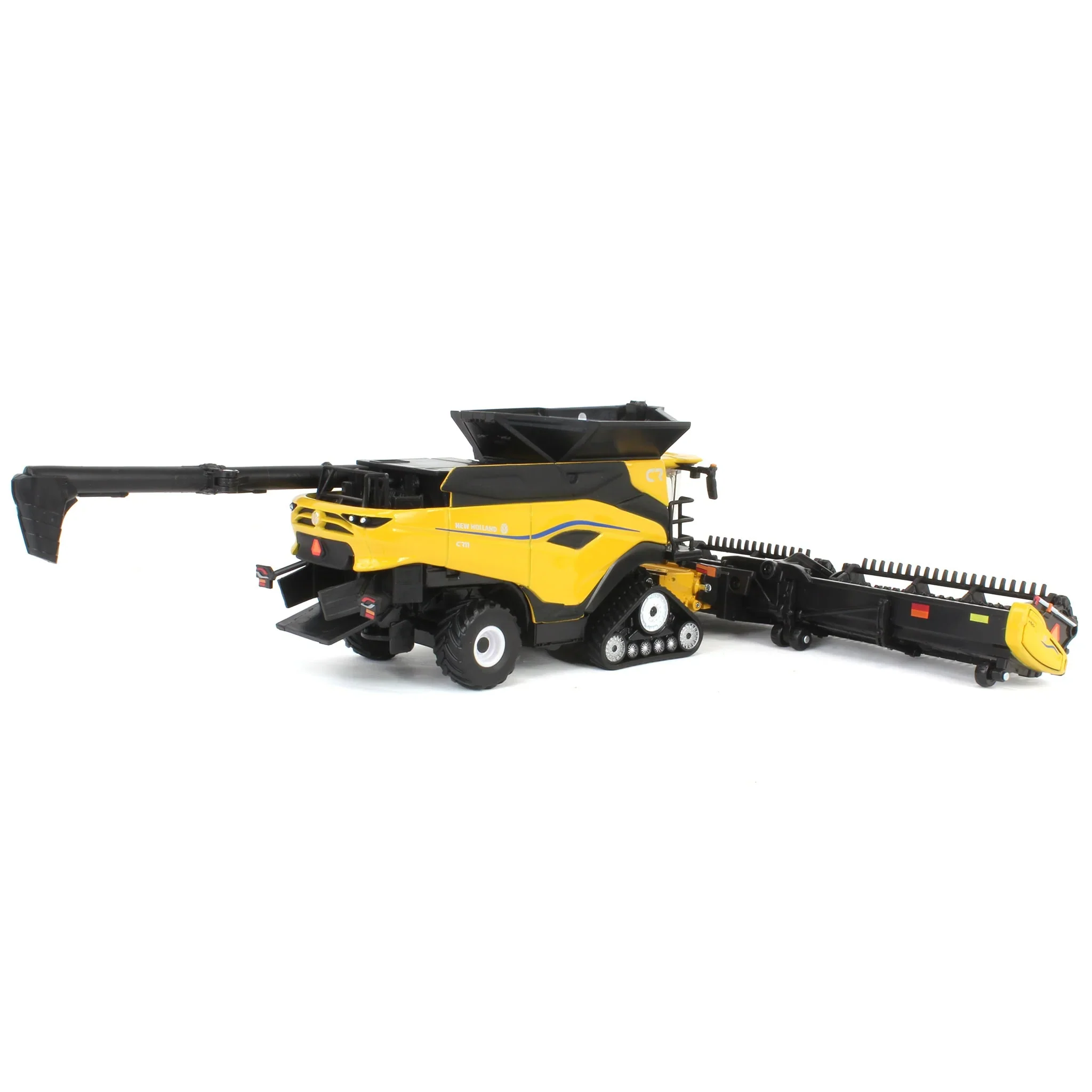 New Holland CR11 Tracked Combine w/ Corn Head & Draper Head 2025 Farm Show Diecast 1:64 Scale Model - ERTL 61022 - Image 7