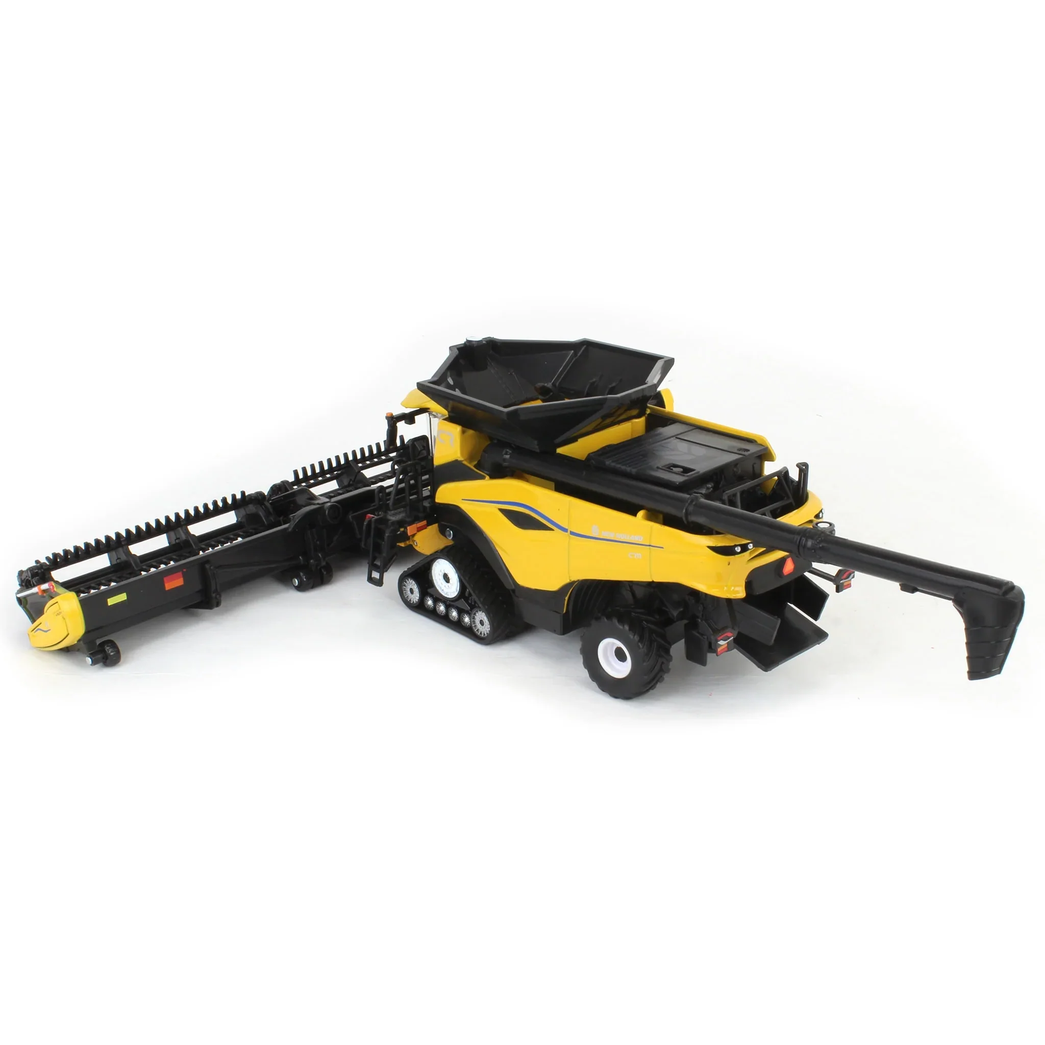 New Holland CR11 Tracked Combine w/ Corn Head & Draper Head 2025 Farm Show Diecast 1:64 Scale Model - ERTL 61022 - Image 8