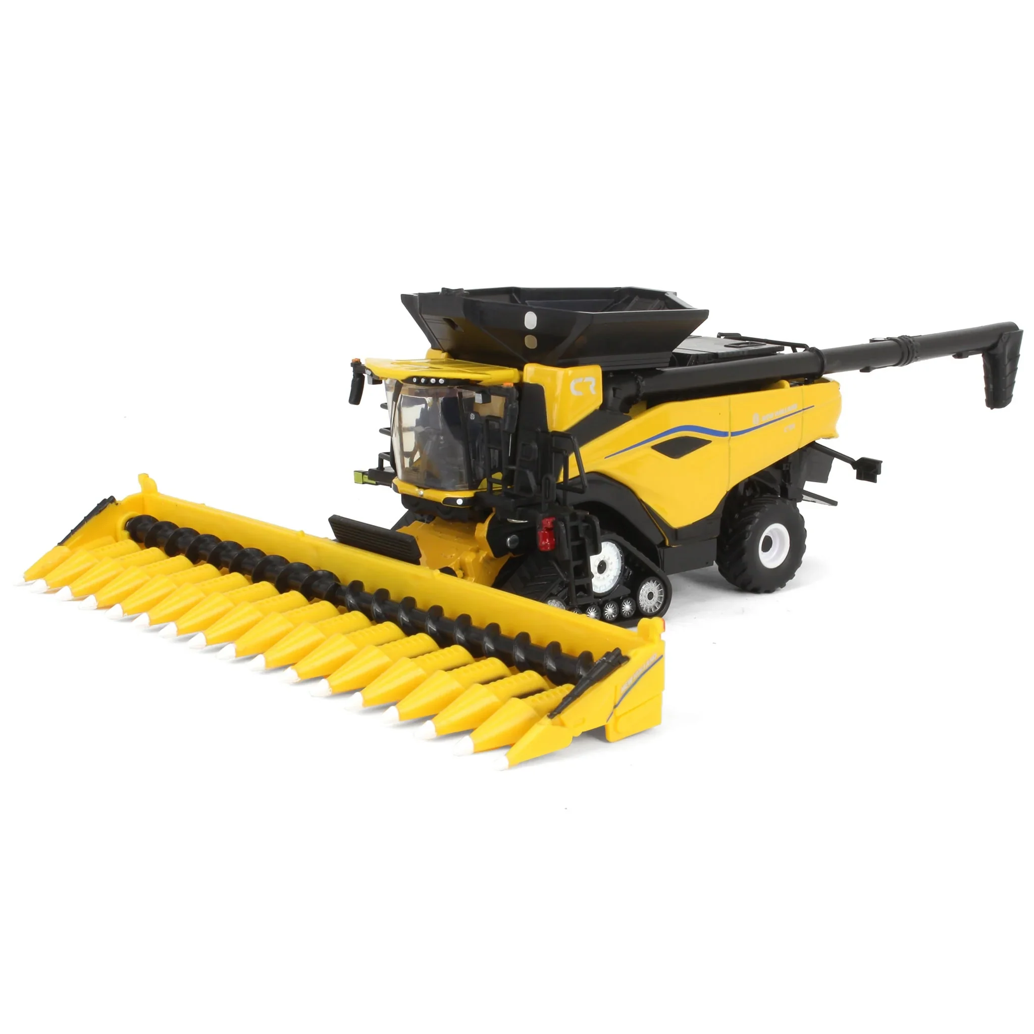 New Holland CR11 Tracked Combine w/ Corn Head & Draper Head 2025 Farm Show Diecast 1:64 Scale Model - ERTL 61022 - Image 9
