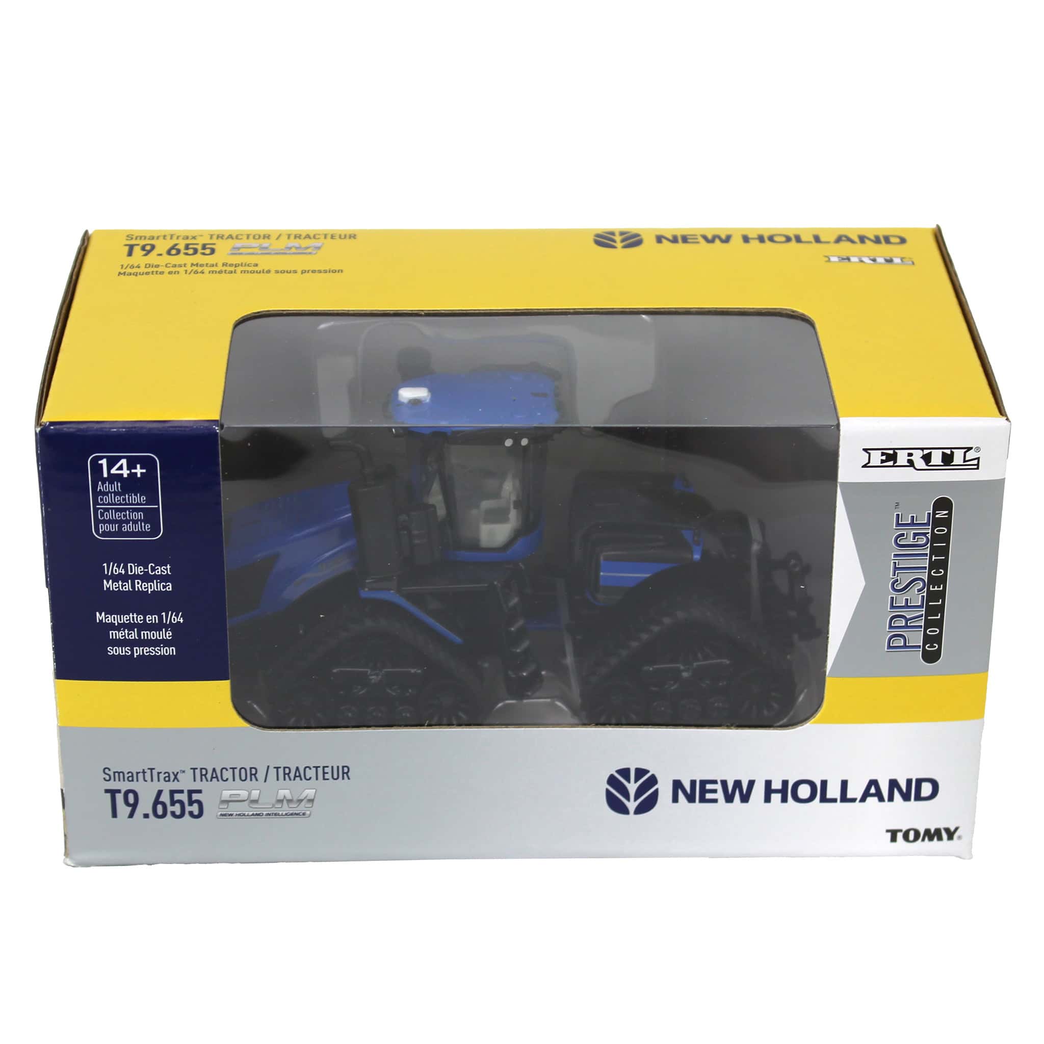 New Holland T9.655 SmartTrax Tractor (Prestige Collection) Diecast 1:64 Scale Model - ERTL 61008 - Image 5