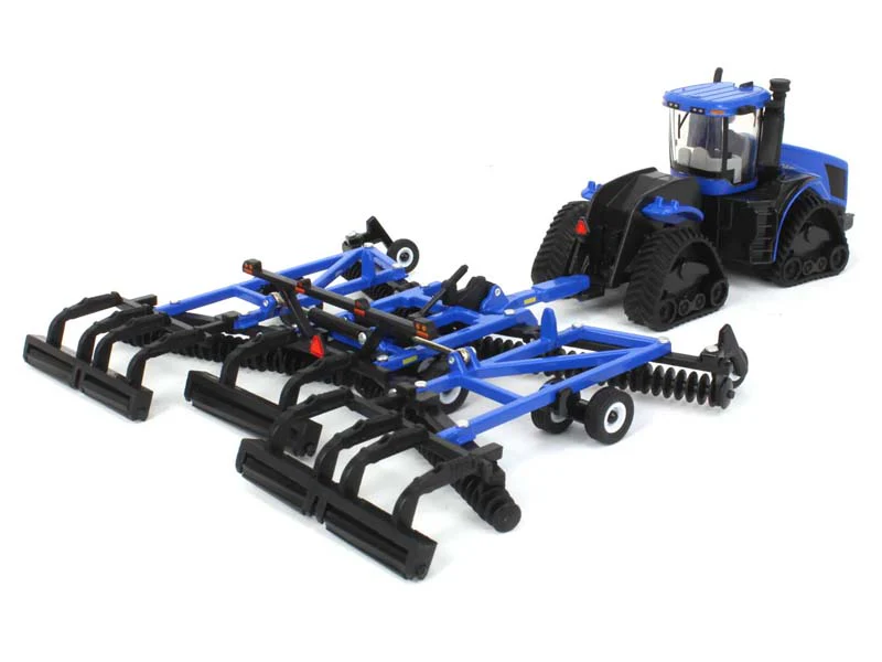 New Holland T9.700 SmartTrax II w/ PLM Intel & Folding Disc Diecast 1:64 Scale Model - ERTL ERT13995 - Image 3