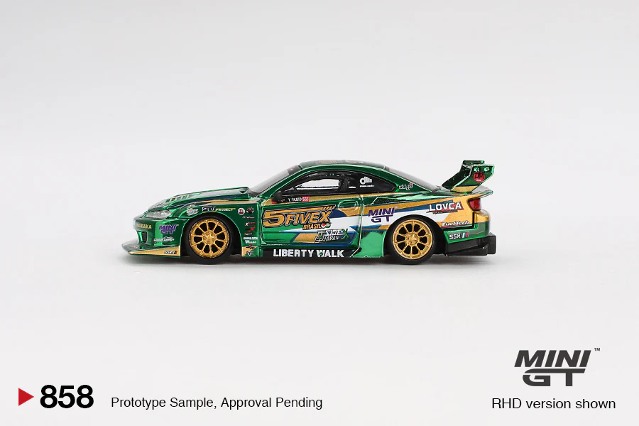 Nissan LB-Super Silhouette S15 SILVIA LBWK 2024 Fausto Racing (Mini GT) Diecast 1:64 Scale Model - TSM MGT00858 - Image 3