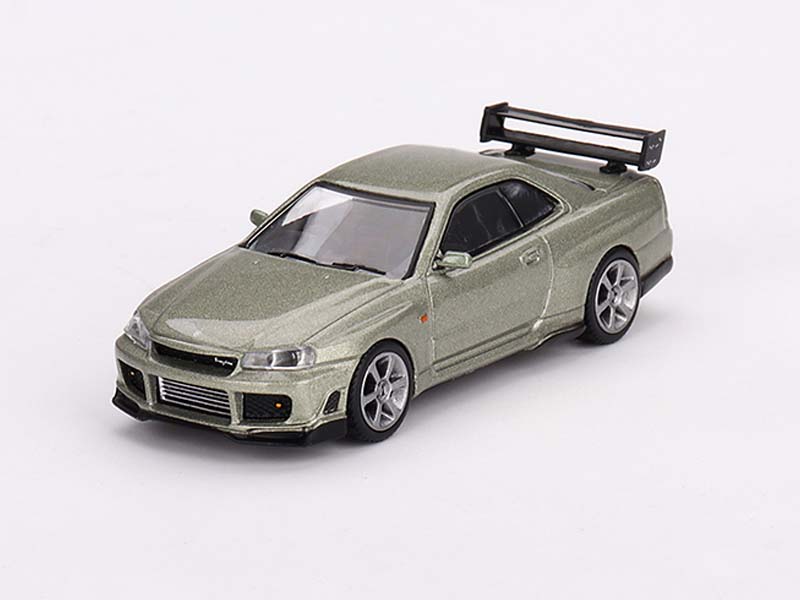 Nissan Skyline GT-R (R34) Tommykaira R-z Millenium – Jade (Mini GT) Diecast 1:64 Scale Model - TSM MGT00697