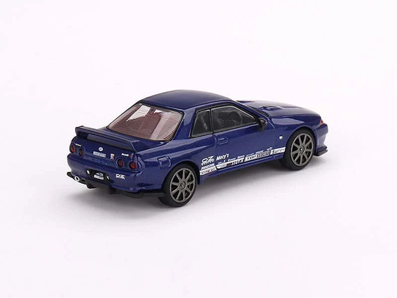 Nissan Skyline GT-R Top Secret VR32 Metallic Blue - MiJo Exclusive (Mini GT) Diecast 1:64 Scale Model - TSM MGT00589 - Image 2